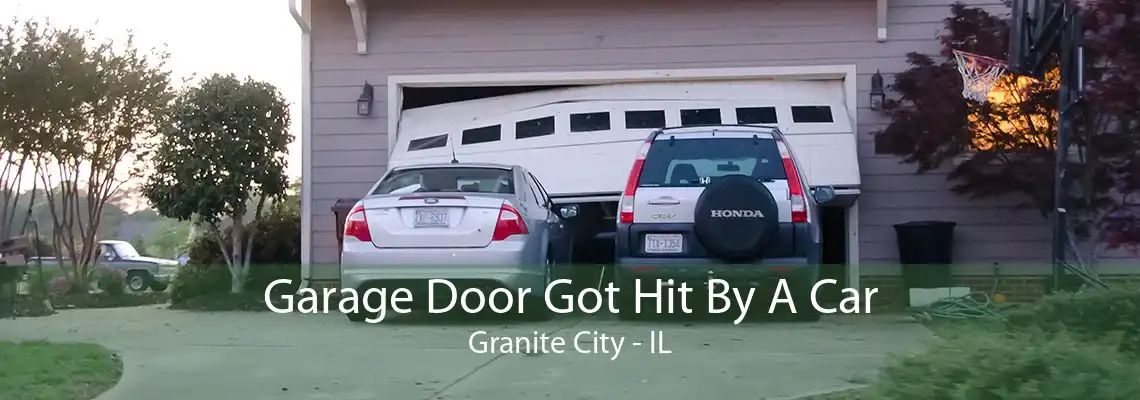 Garage Door Got Hit By A Car Granite City - IL